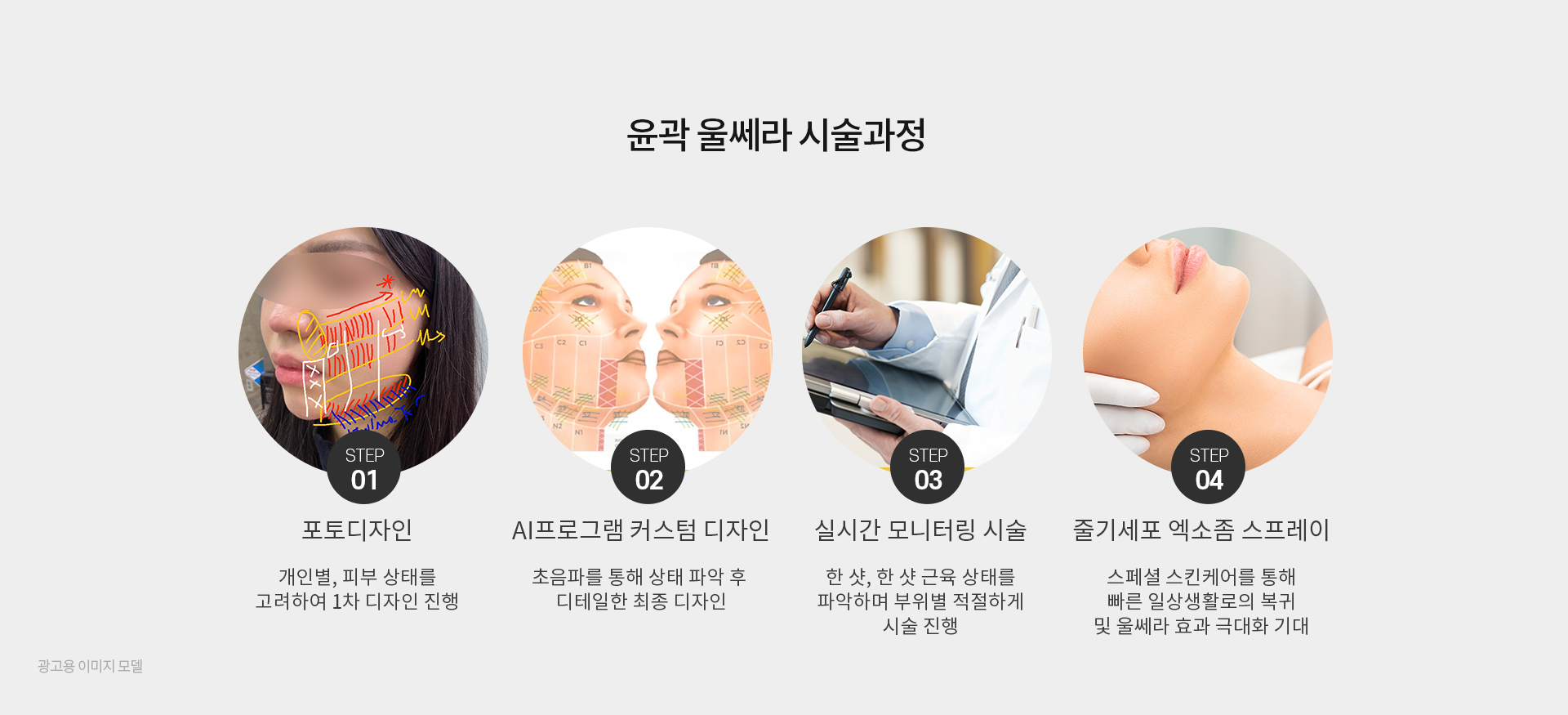 미앤미 윤곽 울쎄라 시술과정