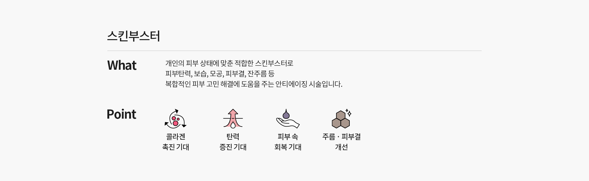 스킨부스터 기본설명