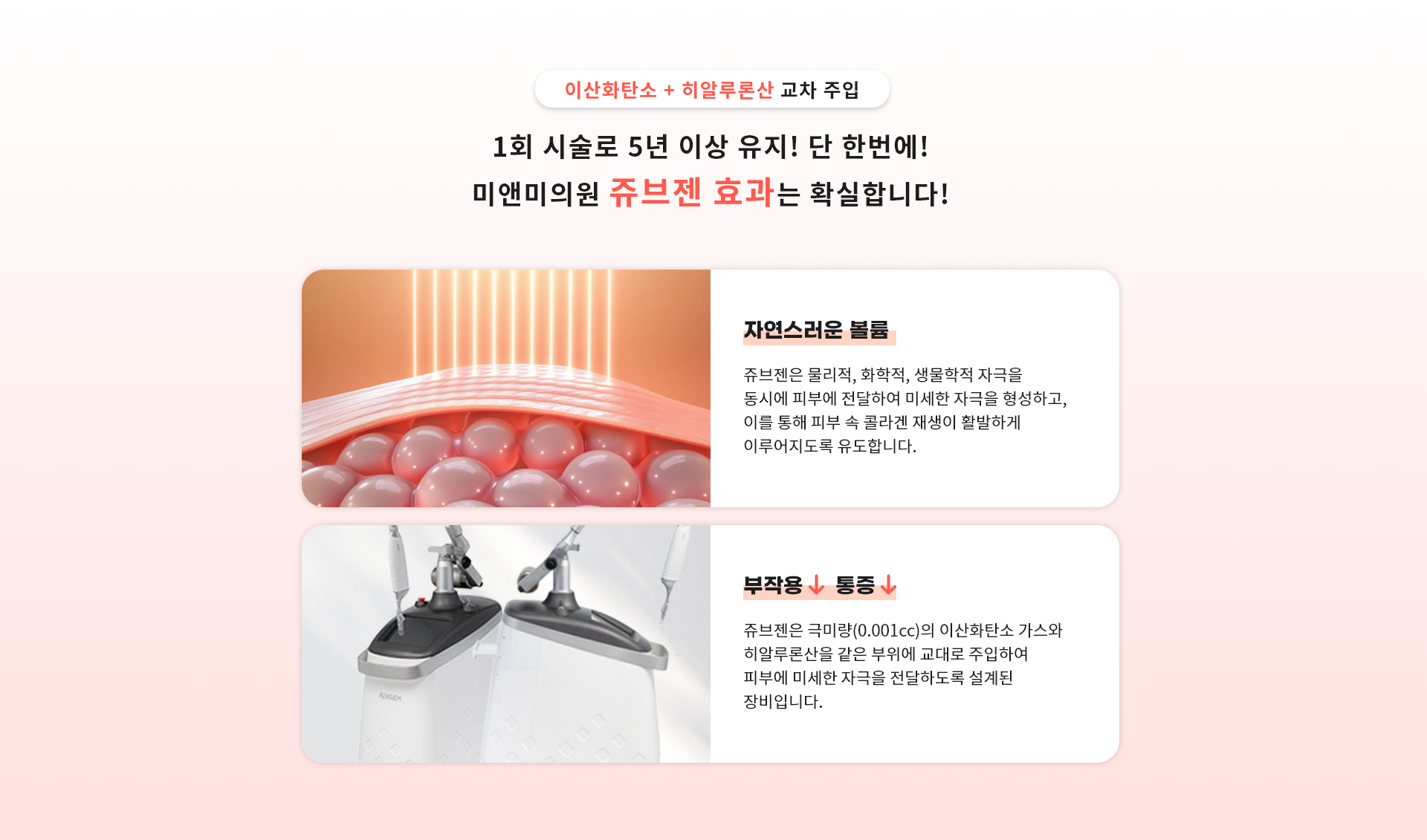 이산화탄소+히알루론산 교차 주입