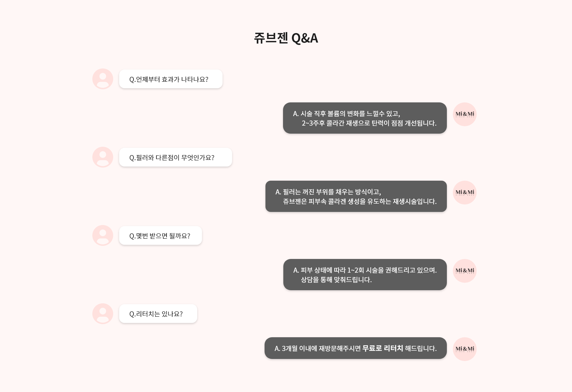 쥬브젠 Q&A